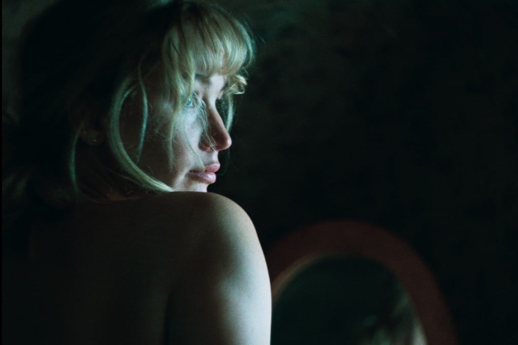 Jennifer Lawrence as Grace in a still from Die, My Love, directed by Lynne Ramsay. Robert Pattinson co-stars. Photo: Handout