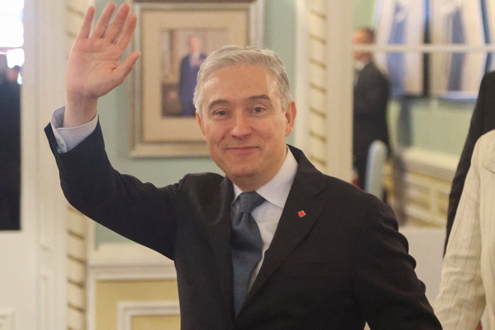 Francois-Philippe Champagne arrives to be sworn in as Minister of Finance and National Revenue on Tuesday. Photo: Reuters