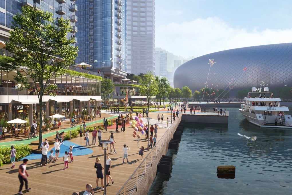 An artist’s vision of a revitalised To Kwa Wan area. Photo: handout