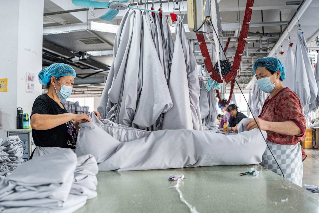 China released its figures for industrial output in April, a period when tariffs from the US were at their highest. Photo: AFP