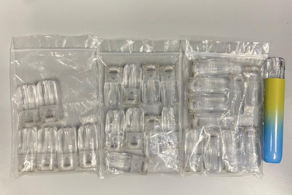 Evidence seized during the arrest of the teenager. Photo: Handout