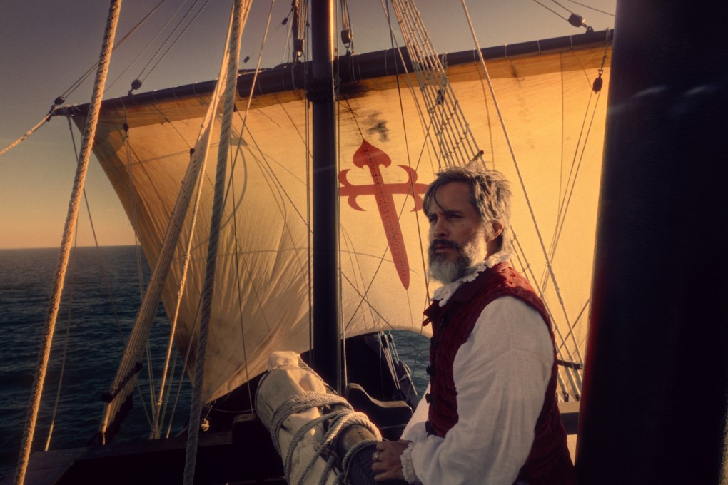 Gael García Bernal in the title role in a still from Magellan, directed by Lav Diaz and co-starring Angela Azevedo and Amado Arjay Babon. Photo: Handout