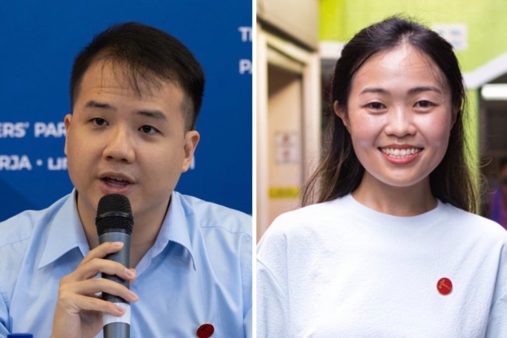 The Workers’ Party’s members Andre Low and Eileen Chong will become Non-Constituency Members of Parliament, following Singapore’s May 3 general election. Photos: The Workers’ Party/Facebook
