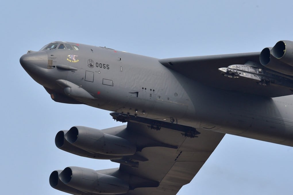 Chinese researchers have identified the 70-year-old B-52 Stratofortress as posing the most significant threat to China’s naval forces and inland targets in the event of a tactical nuclear strike from the US. Photo: AFP
