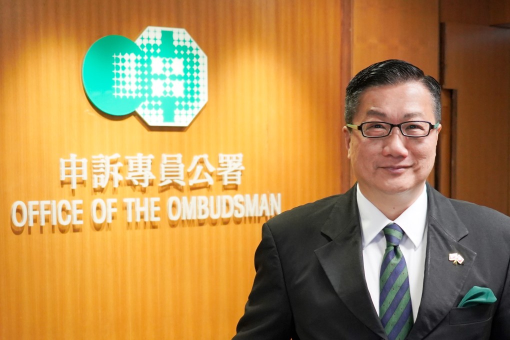 Jack Chan is Hong Kong’s ombudsman. Photo: ISD
