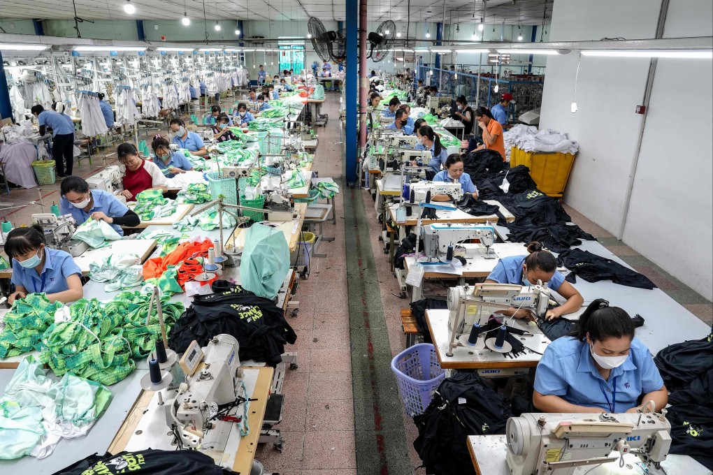 An apparel factory in Ho Chi Minh City. Photo: AFP