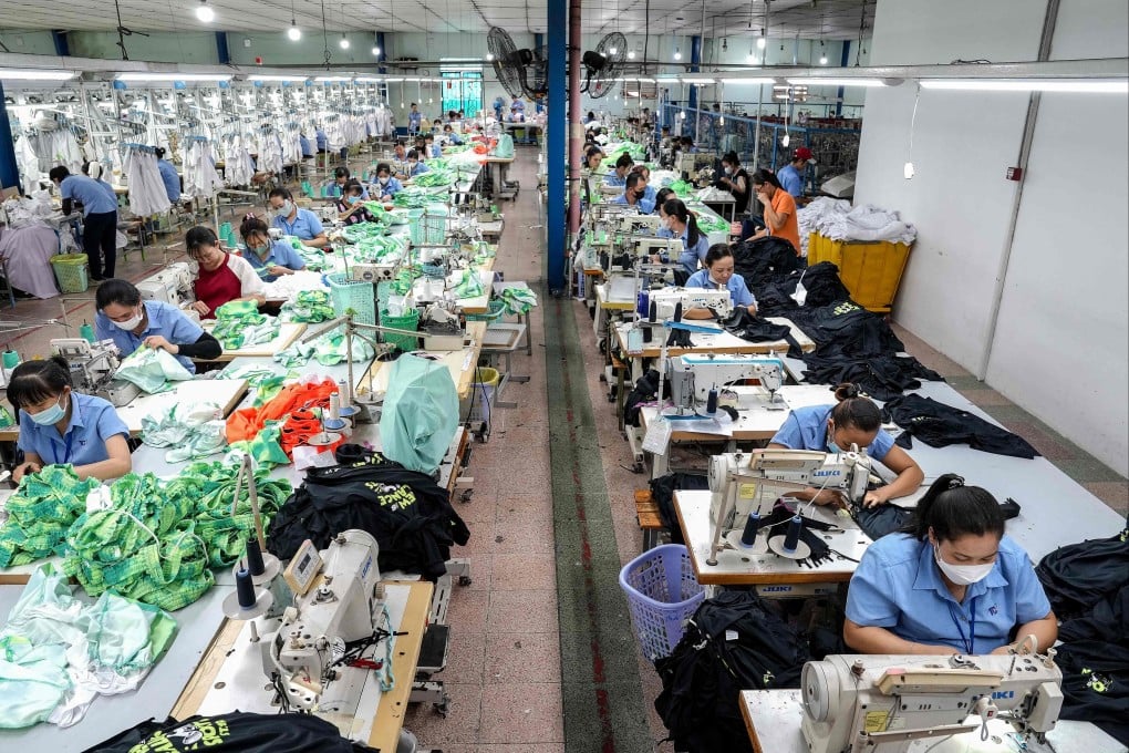 An apparel factory in Ho Chi Minh City. Photo: AFP