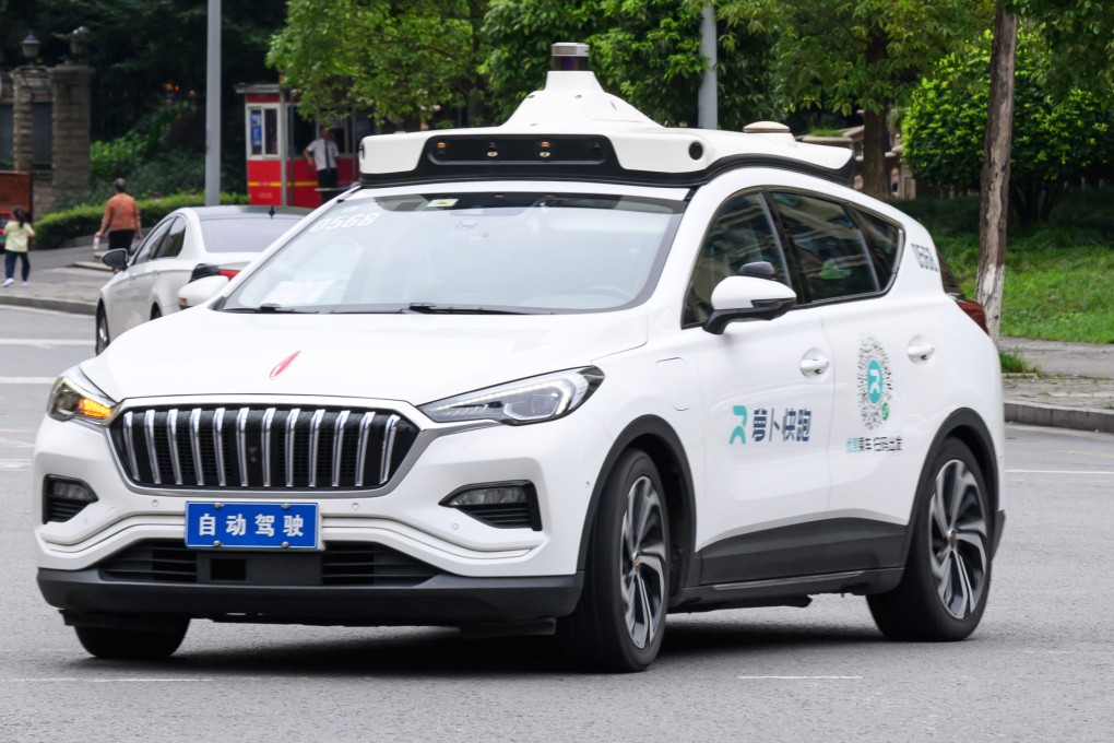 An Apollo Go Robotaxi from Baidu is seen in Chongqing, China, in July 2024. Photo: China News Service/VCG via Getty Images