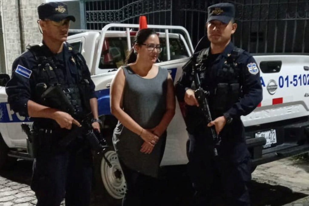 Ruth Eleonora Lopez was detained on Sunday. Photo: Attorney General of El Salvador via Reuters
