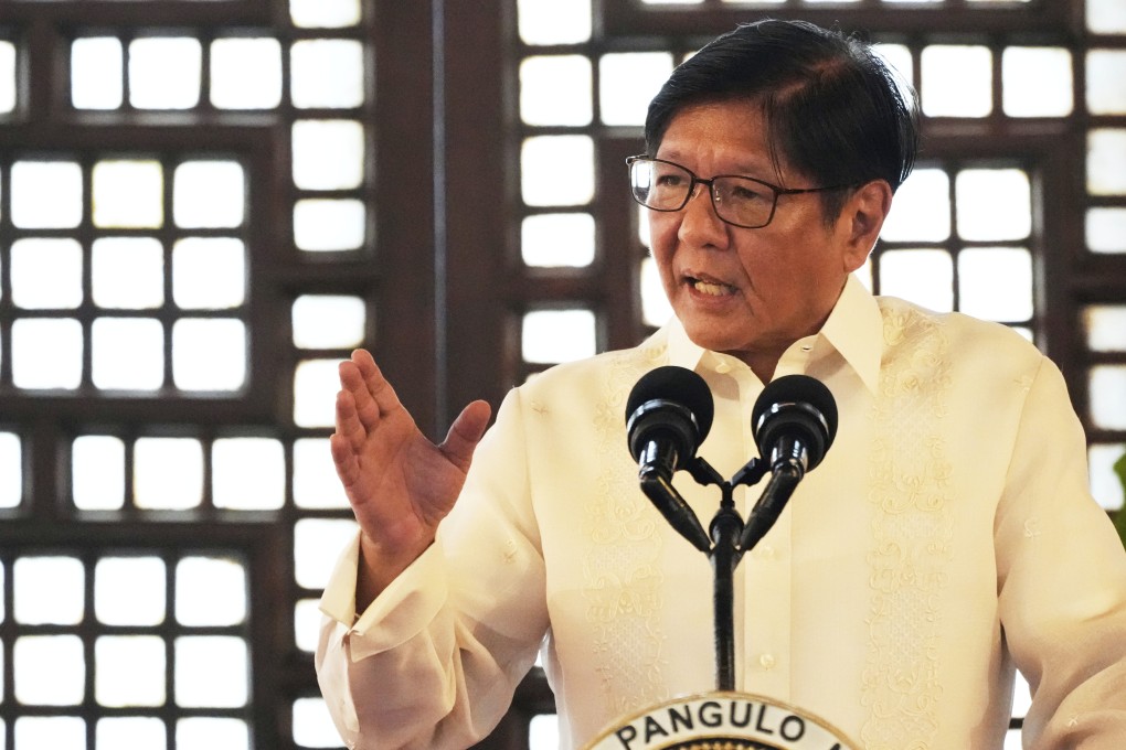 Philippine President Ferdinand Marcos Jnr during an event at the presidential palace in Manila on Thursday. Marcos has ordered the mass resignation of his cabinet. Photo: AP