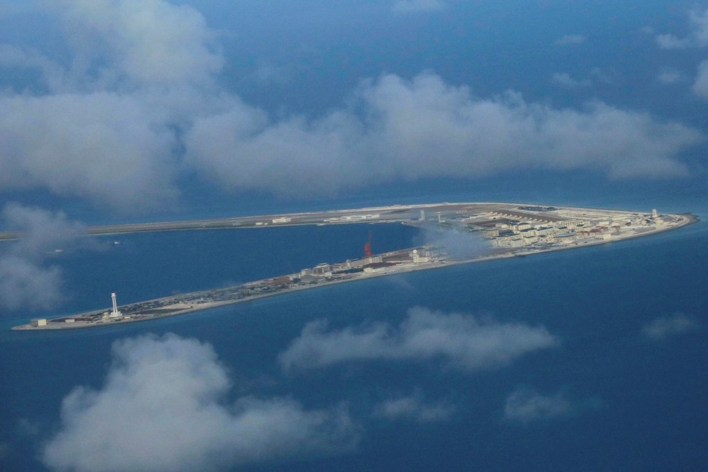 Subi Reef, China’s second-largest artificial island in the South China Sea, is not far from Sandy Cay, where the latest encounter between Chinese and Philippine vessels occurred. Photo: Reuters