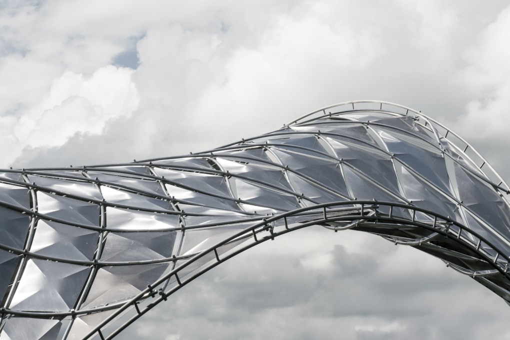 Gateway to Venice’s Waterway, an installation by Norman Foster in collaboration with Porsche. Photo: Loop