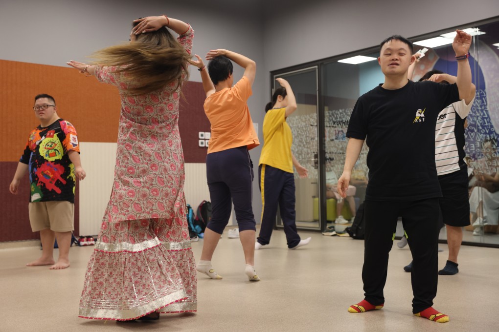 Young people with Down’s syndrome at a dance class at the Love 21 Foundation. The Hong Kong charity’s latest event aimed at fostering inclusivity is its inaugural Disco Diverso, taking place in Central on May 29. Photo: Yik Yeung-man