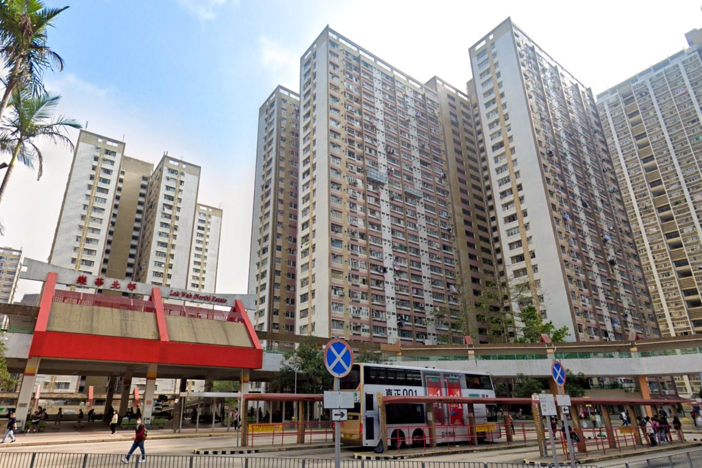 A three-year-old child was found alone in a flat alongside her mother’s body in Ping Wah House, Lok Wah North Estate, in Kwun Tong.  Photo: Google Map