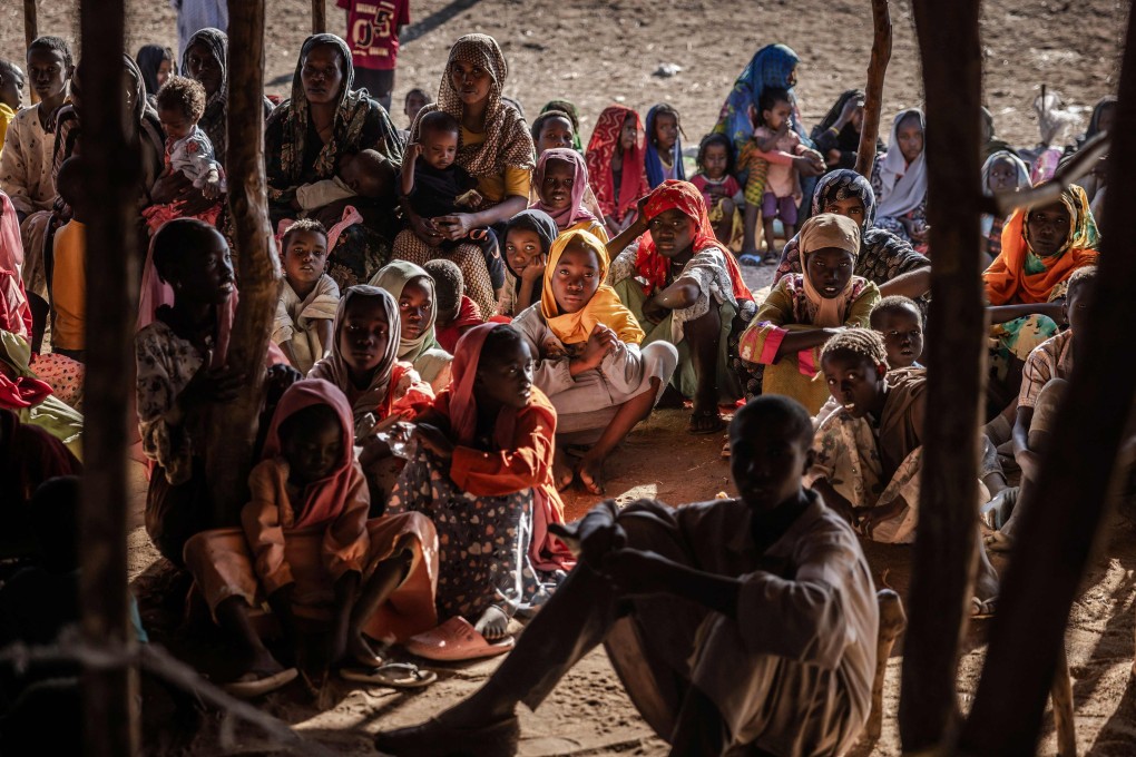 Sudanese refugees and ethnic South Sudanese families fleeing war in Sudan gather in South Sudan after crossing the border last year. File photo: AFP