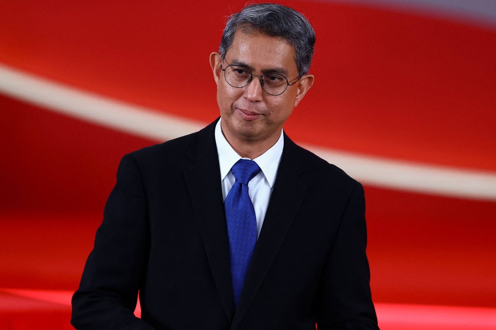 Muhammad Faishal Ibrahim is sworn in as Singapore’s Acting Minister-in-charge of Muslim Affairs and Senior Minister of State for Home Affairs on Friday. Photo: AFP