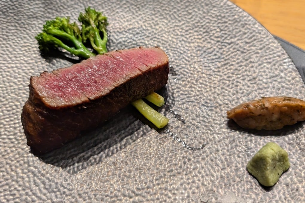 Crispy Wagyu beef steak as served at Tingara in the InterContinental Da Nang hotel in Vietnam by chef Junichi Yoshida and his team. Yoshida sources Wagyu beef from cattle raised by Yaeyama Kyori Beef in the Yaeyama Islands off Okinawa, Japan. Photo: Lisa Cam
