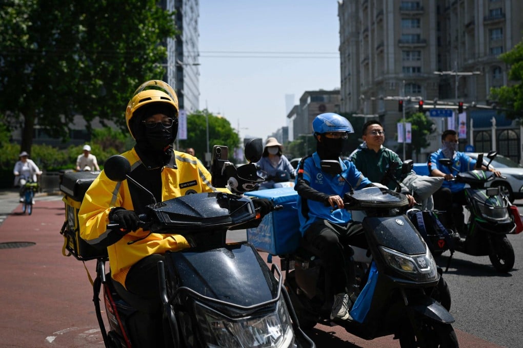 An intense price war in China’s food delivery industry has added to concerns about excessive competition in the wider economy. Photo: AFP