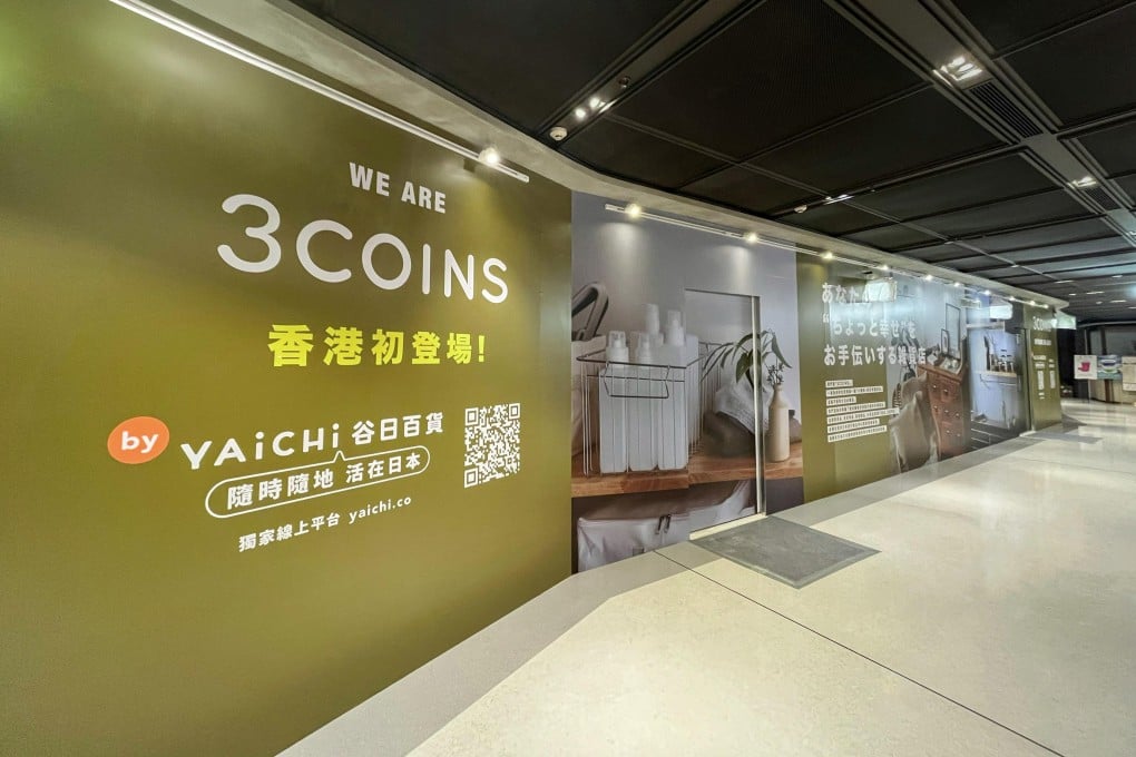 The 3Coins outlet in Causeway Bay, expected to open by mid-July. Photo: Handout