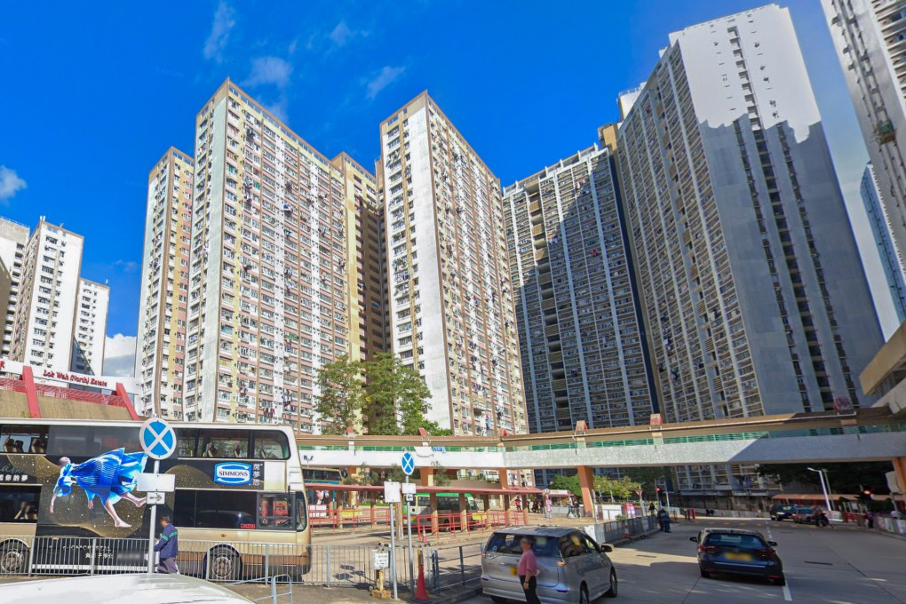 A three-year-old girl was found alone in a flat beside her mother’s corpse in Ping Wah House in Kwun Tong on Friday. Photo: Google Maps