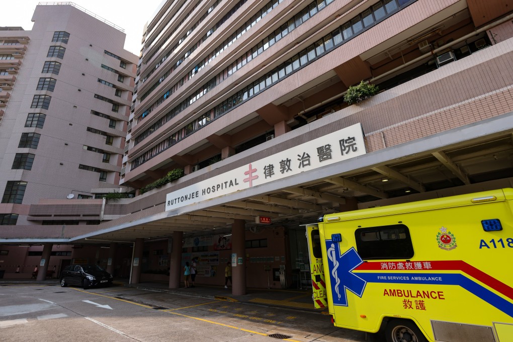 A nine-month-old girl has been pronounced dead in Ruttonjee Hospital after she was found trapped between a cot and bed. Photo: Nora Tam