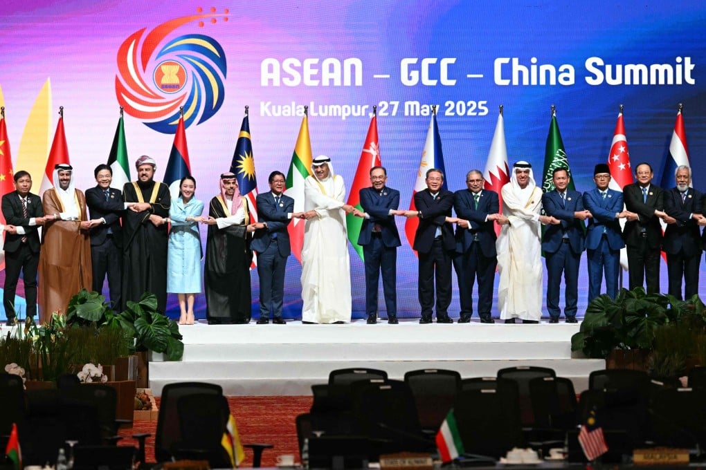 Delegates attend the Asean-Gulf Cooperation Council-China Summit after the Asean Summit in Kuala Lumpur on Tuesday. Photo: AFP