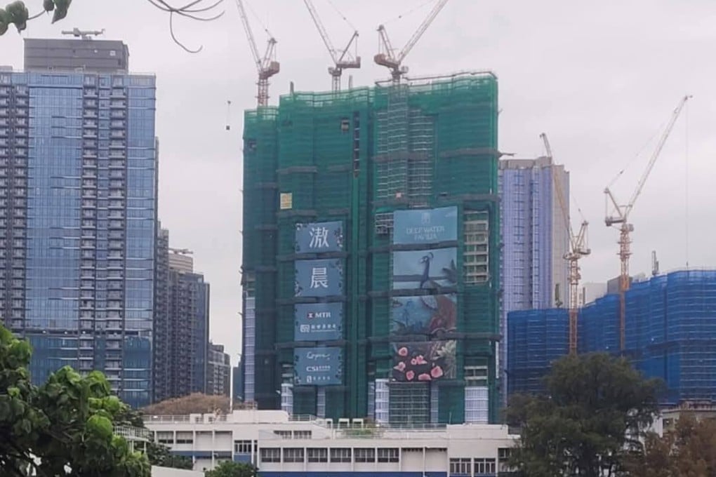 The 447-unit Deep Water Pavilia project in Wong Chuk Hang is jointly developed by a consortium led by New World Development. Photo: Handout