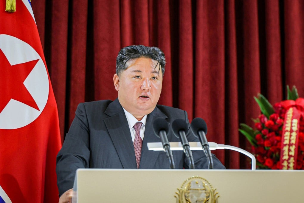 Instead of travelling to Moscow for the Victory Day parade on May 9, North Korean leader Kim Jong-un gave a speech at the Russian embassy in Pyongyang. Photo: dpa