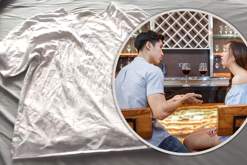 A Chinese man has blamed a failed blind date on a saggy T-shirt, saying it made him look like he was wearing pyjamas. Photo: SCMP composite/Shutterstock/Douyin