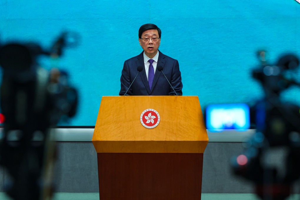 Chief Executive John Lee has said that no one has a special privilege to break the law through tax evasion. Photo: Edmond So