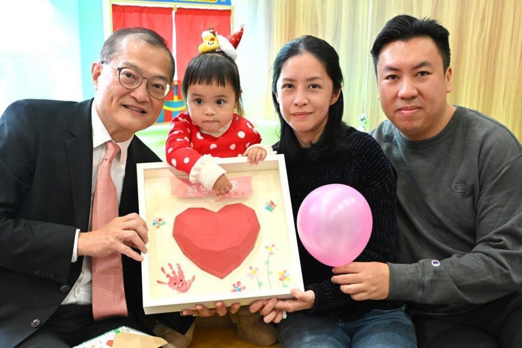 Cleo Lai received a heart donated from across the border in December 2022 when she was just four months old. Photo: SCMP