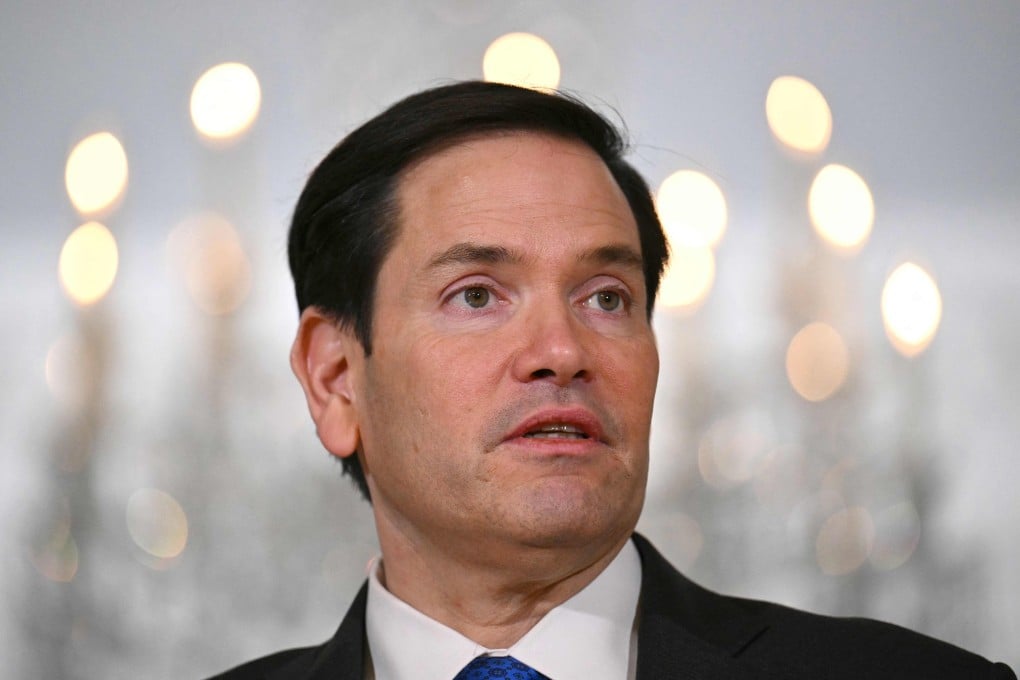US Secretary of State Marco Rubio speaks in the Treaty Room of the State Department in Washington on May 22. Photo: AFP