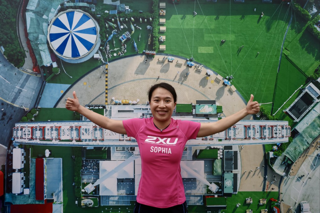 Swimming and running coach Sophia Lai took part in her first endurance competition after losing a wager with friends, and won. The Hong Kong-based investment banker has not looked back since. Photo: Jonathan Wong