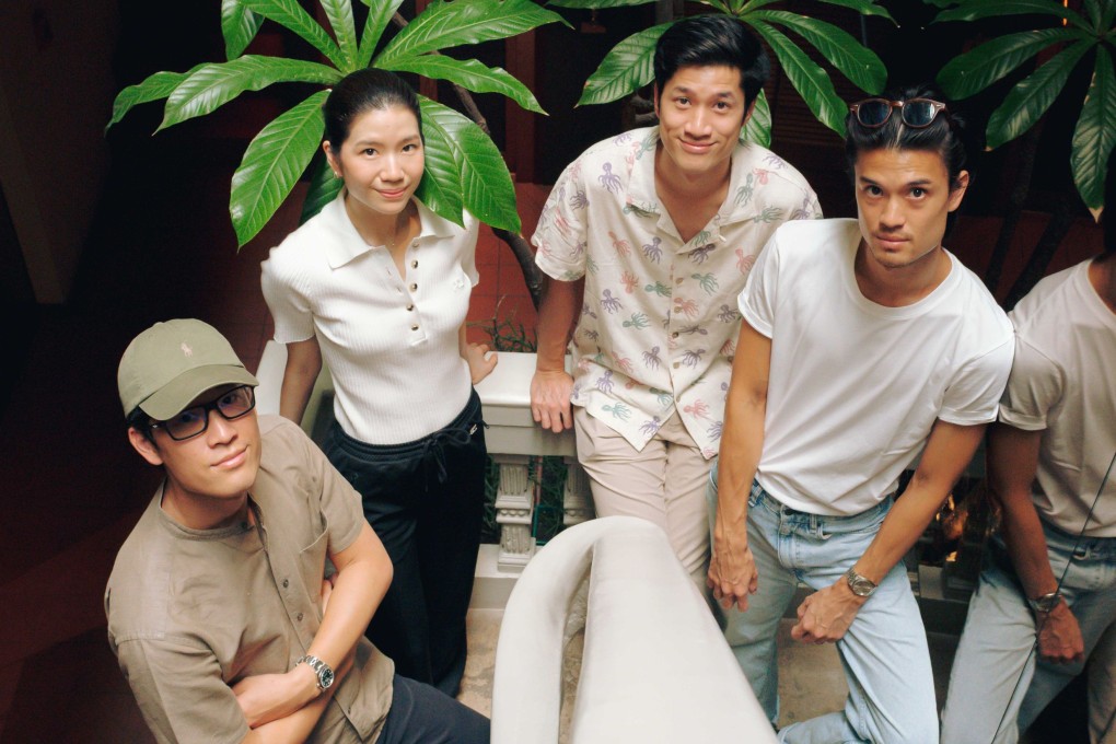 The Assakul siblings, Win, Sun, Sandy and Sea, pose for a group portrait at Baan Trok Tua Ngork. Photo: Natthawut Taeja
