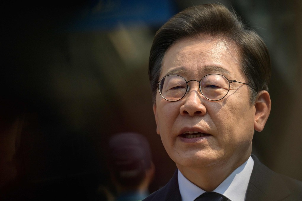 Lee Jae-myung, the presidential candidate for the Democratic Party of Korea’s (DPK), says US troops in South Korea could be “critical” for containing China. Photo: AFP