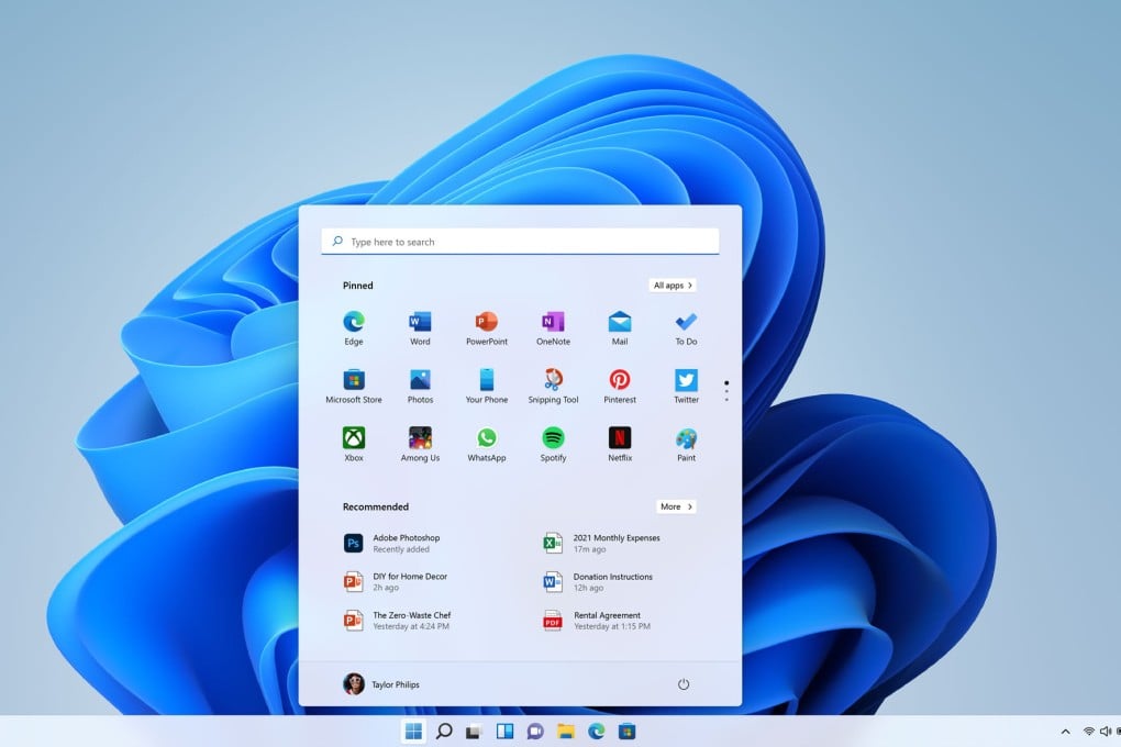 Microsoft launched Windows 11 in 2021 and will soon stop support for the operating system’s predecessor, which means it could be time for many computer users to update. Photo: Microsoft/PA Media/dpa