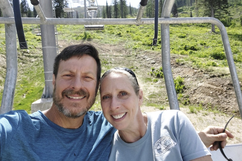 Kell Morris and his wife Jo Roop. Photo: Kell Morris via AP