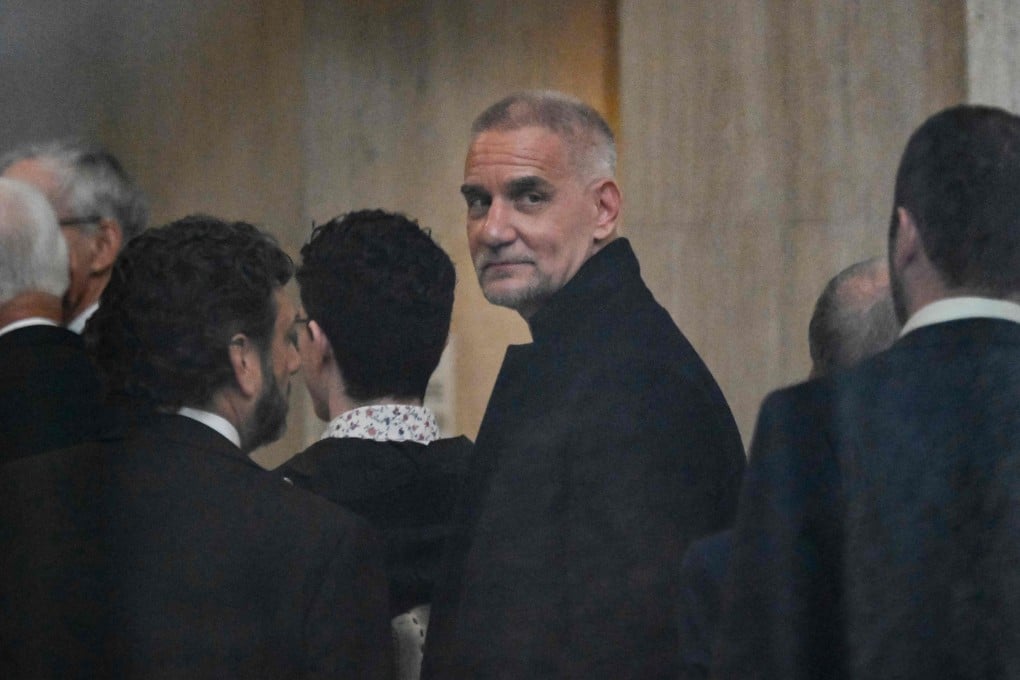Former Goldman Sachs chief of Southeast Asia operations Timothy Leissner arrives at court in New York for sentencing on Thursday. Photo: AFP