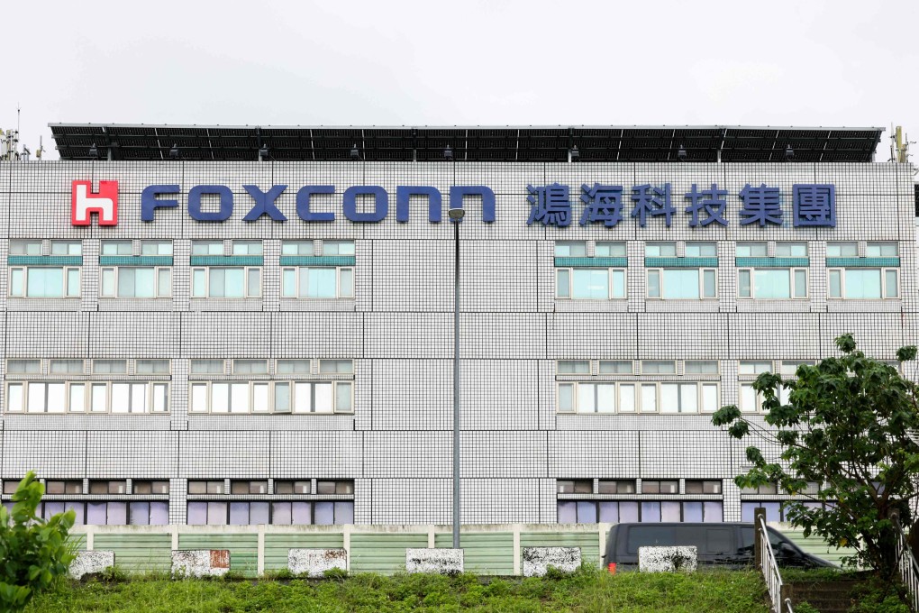 Foxconn’s headquarters in New Taipei City. Photo: AFP