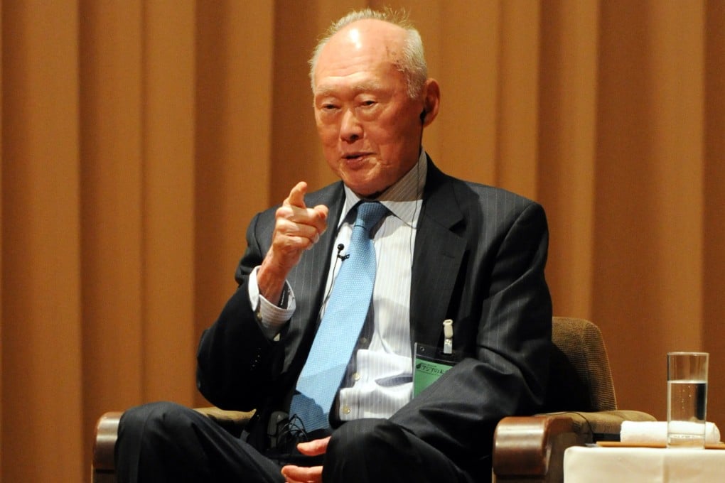 Singapore’s founding father Lee Kuan Yew. Photo: AFP