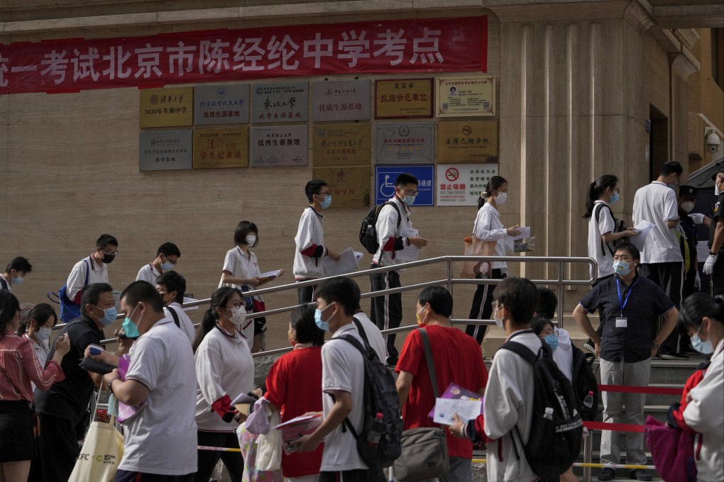 The gaokao is vital for the future of millions of Chinese teenagers. Photo: AP