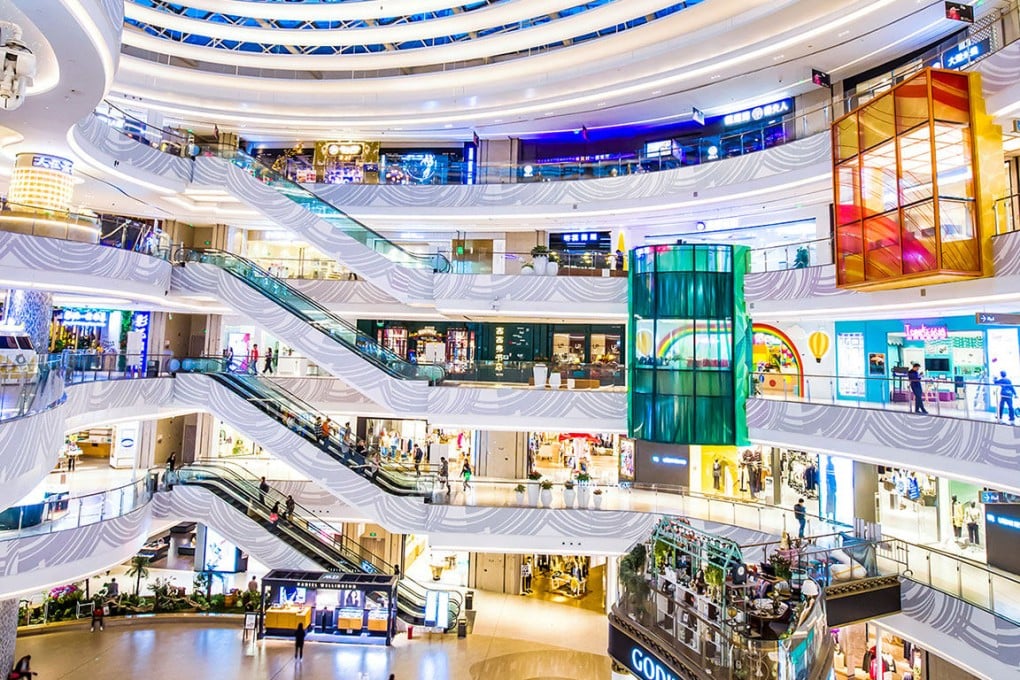 The interior of Qibao Vanke Plaza in Shanghai, a Link Reit retail property. Photo: Handout