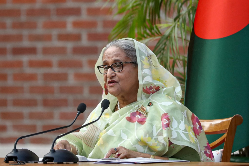 Sheikh Hasina, the ex- prime minister of Bangladesh, faces trial for allegedly orchestrating a deadly crackdown on protests. Photo: Reuters