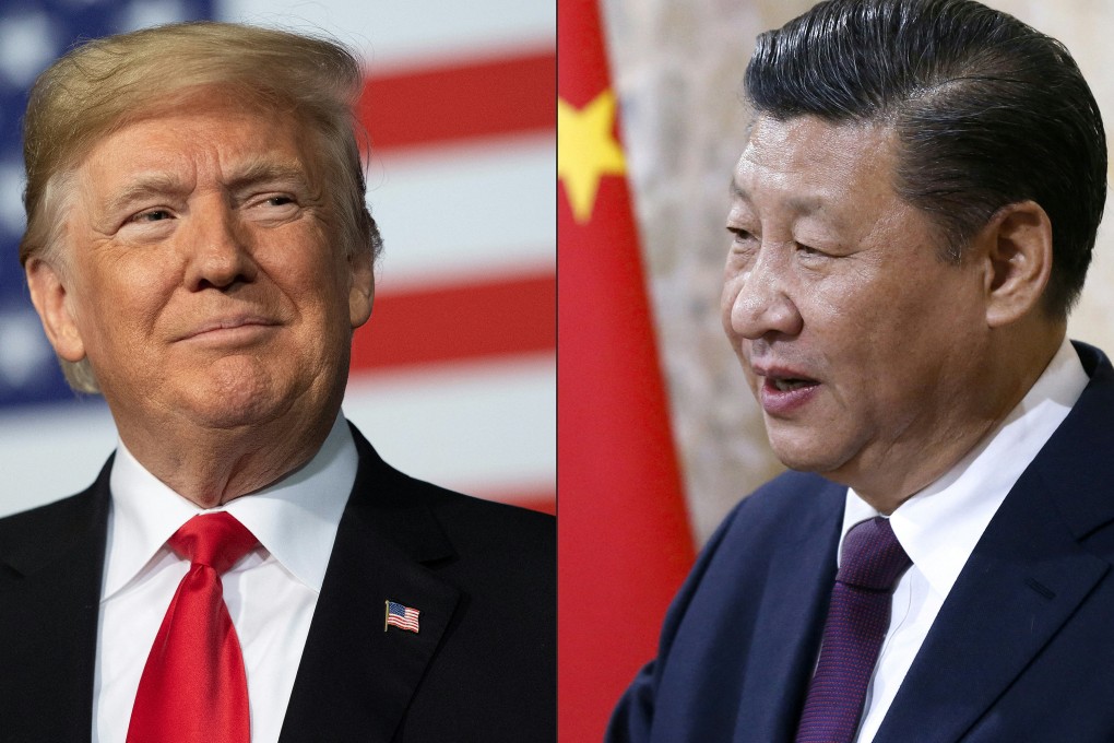 US President Donald Trump, left, and Chinese President Xi Jinping. US officials said on Sunday that the trade talks between the countries could ease after discussions they said could happen soon. Photos: AFP/Pool and Getty Images/TNS