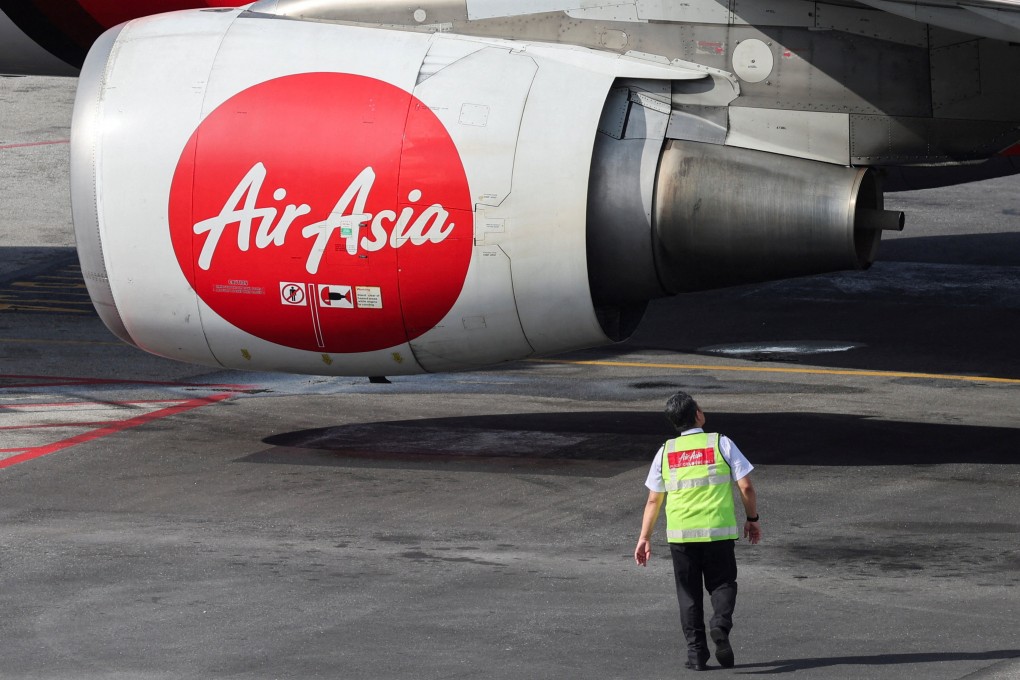 An AirAsia plane is seen on the tarmac at Kuala Lumpur International Airport Terminal. Photo: Reuters