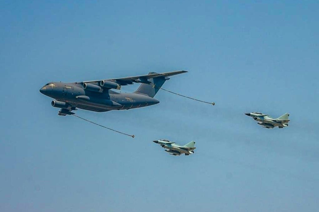 Adding aerial refuelling to pilot training is seen as a significant step for China’s air force. Photo: Xinhua