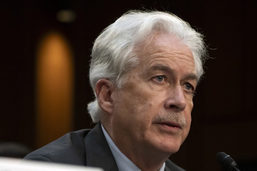 The then CIA director William Burns speaks during a hearing in Washington in March 2024. Burns has a deal from publisher Random House for a book about his time as head of the agency. Photo: AP