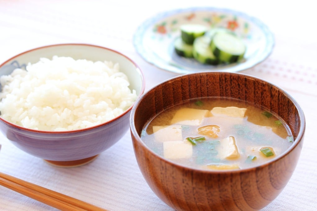 Miso soup and rice is a common breakfast in Japan. We look at other dishes and ingredients that make Japanese food stand out. Photo: Shutterstock