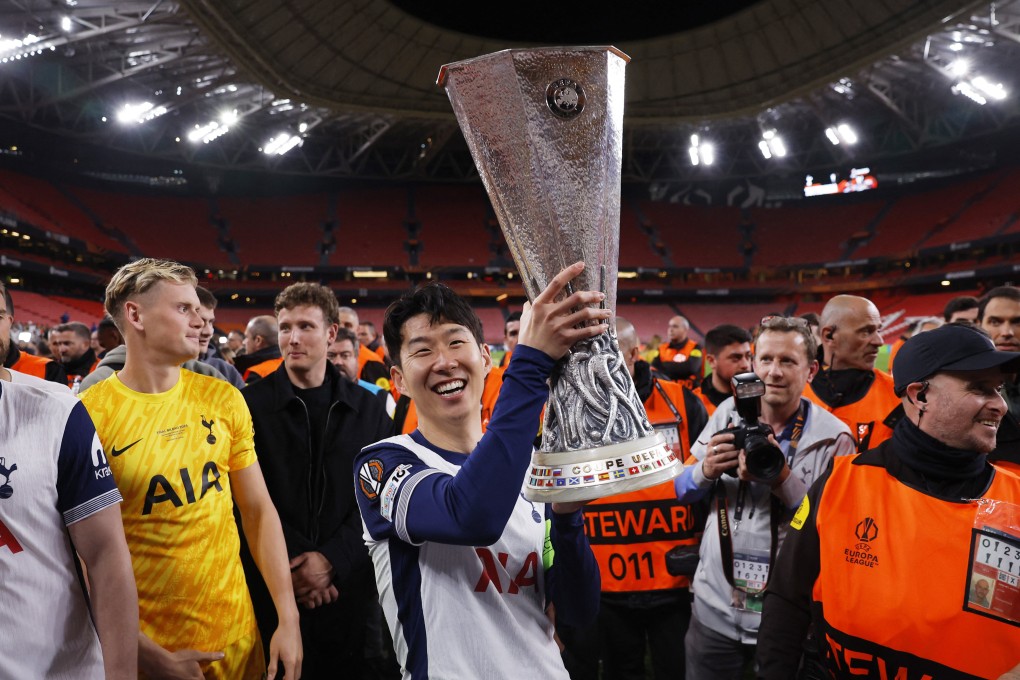 After winning the Europa League with Tottenham Son Heung-min is aiming to lead South Korea to World Cup qualification. Photo: Reuters