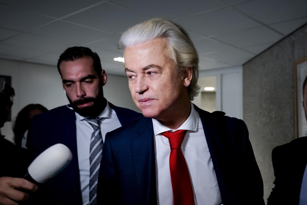 Far-right lawmaker Geert Wilders pulled his party out of the ruling four-party Dutch coalition Tuesday. Photo: EPA-EFE